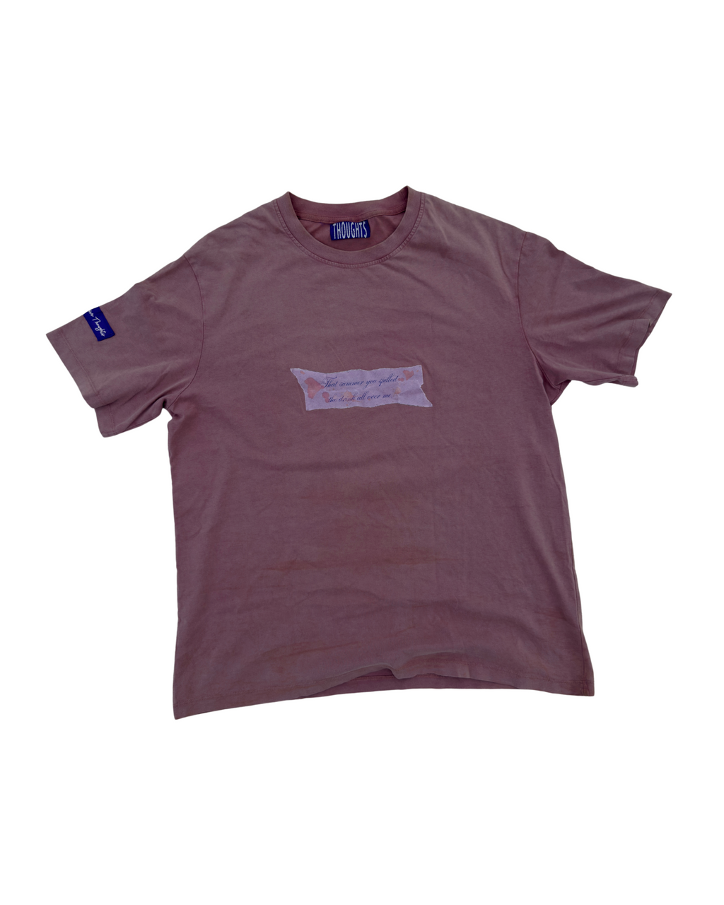 "That summer you spilled the drink all over me,"